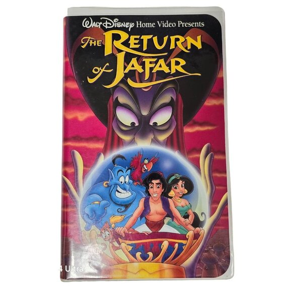 Walt Disney Classics VHS Clamshell Lot Pinocchio Aristocats & Return Of Jafar - Picture 4 of 16